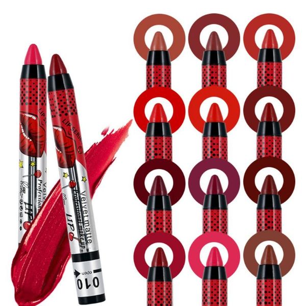 lip pencils 24hours matte lipstick liner pencil high pigment long lasting 12 colors easy to wear pen
lip pencils 24hours matte lipstick liner pencil high pigment long lasting 12 colors easy to wear pen
