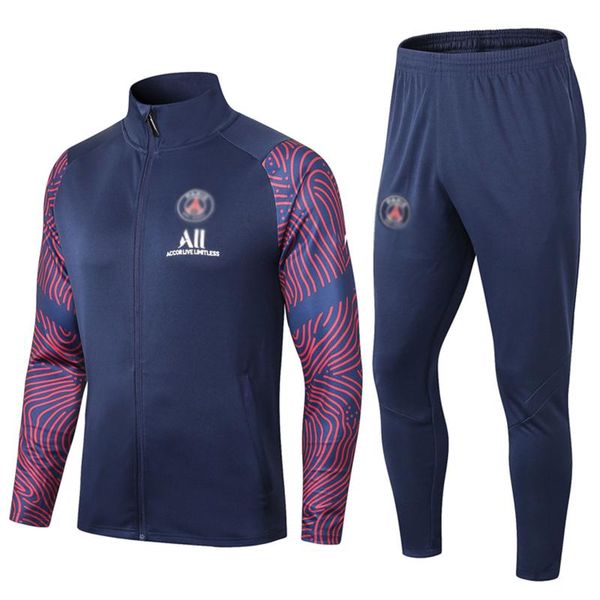 gym clothing european french football club men's training wear long sleeve breathable sportswear (jacket + pants) neymar mbappé5982, White;black
gym clothing european french football club men's training wear long sleeve breathable sportswear (jacket + pants) neymar mbappé5982, White;black