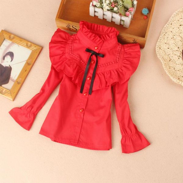 shirts 2021 spring autumn long sleeve bow ruffles white red school girl kids baby toddler teenage clothes girls blouse, White;black
shirts 2021 spring autumn long sleeve bow ruffles white red school girl kids baby toddler teenage clothes girls blouse, White;black