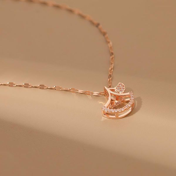pendant necklaces sweet girl necklace fan shaped flexible clavicle chain jewelry simple temperament crystal women, Silver
pendant necklaces sweet girl necklace fan shaped flexible clavicle chain jewelry simple temperament crystal women, Silver