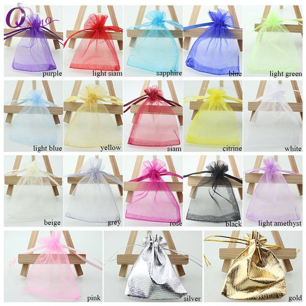 100pcs 9x12cm organza bag 16 color selection christmas wedding gift packing display jewelry bags, Pink;blue
100pcs 9x12cm organza bag 16 color selection christmas wedding gift packing display jewelry bags, Pink;blue