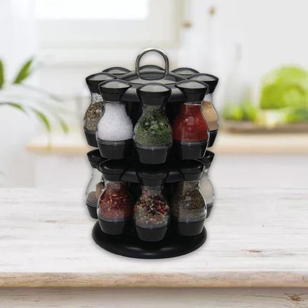 hooks & rails l38b 8 pcs/16 pcs spice jars set with round rotatable storage rack cruet condiment salt and pepper seasoning cooking bottle to
hooks & rails l38b 8 pcs/16 pcs spice jars set with round rotatable storage rack cruet condiment salt and pepper seasoning cooking bottle to