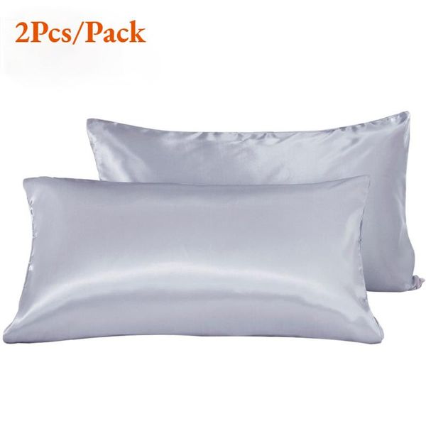 pillow case 2pcs/pack faux silk for home use el soft solid white silver cases
pillow case 2pcs/pack faux silk for home use el soft solid white silver cases