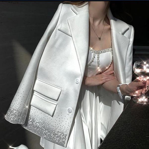 women's suits & blazers french style autumn heavy industry diamond blazer+sleeveless spaghetti strap dress women two piece sets, White;black
women's suits & blazers french style autumn heavy industry diamond blazer+sleeveless spaghetti strap dress women two piece sets, White;black