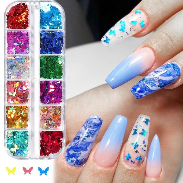 nail glitter reflective sequins butterfly glitters mirror laser art flakes iridescent neon slice powder decor lexh-2, Silver;gold
nail glitter reflective sequins butterfly glitters mirror laser art flakes iridescent neon slice powder decor lexh-2, Silver;gold