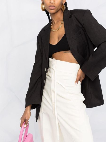 casual 2021ss luxury blazer for women fashion jacket coat 3 color gdnz 2.23 women's suits & blazers, White;black
casual 2021ss luxury blazer for women fashion jacket coat 3 color gdnz 2.23 women's suits & blazers, White;black