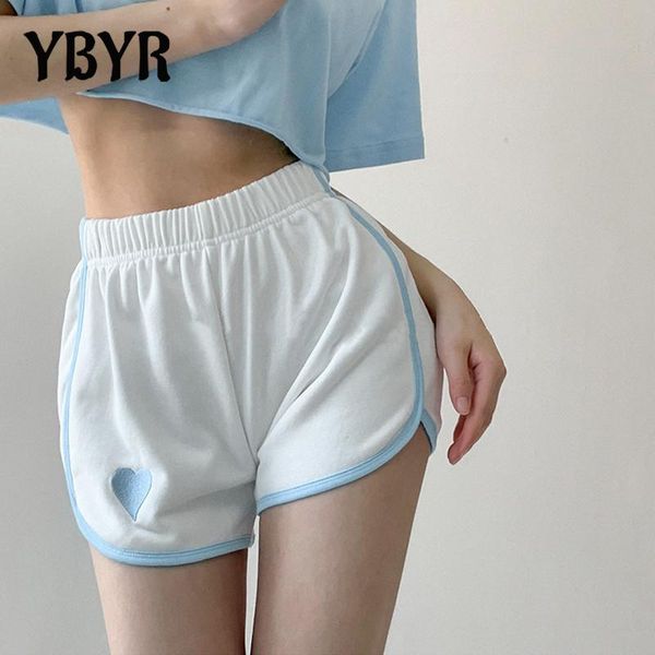 women's shorts summer leisure women contrast side split elastic waist loose casual heart embroidery yo-ga short feminino bottom, White;black
women's shorts summer leisure women contrast side split elastic waist loose casual heart embroidery yo-ga short feminino bottom, White;black