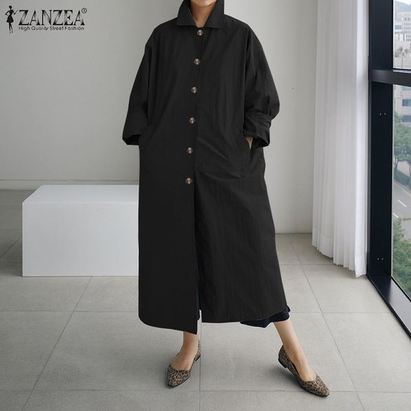 wool women's spring trench 2021 stylish thin coats casual sleeve lapel long outwear female button jackets plus size tunic, Black
wool women's spring trench 2021 stylish thin coats casual sleeve lapel long outwear female button jackets plus size tunic, Black