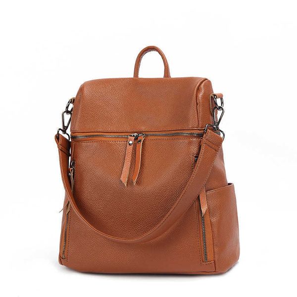 inventory backpack women's korean version leisure versatile leather backpack large capacity soft leather bag
inventory backpack women's korean version leisure versatile leather backpack large capacity soft leather bag
