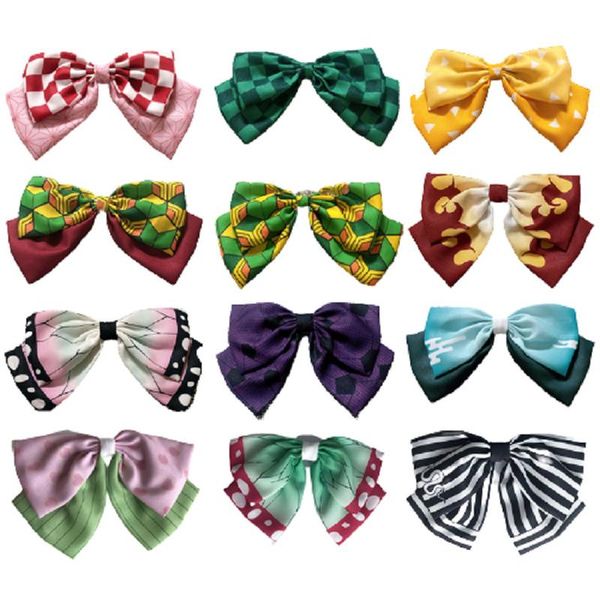 anime demon slayer cosplay headwear kamado nezuko bowknot accessories costume props women girls hair band clips, Slivery;white
anime demon slayer cosplay headwear kamado nezuko bowknot accessories costume props women girls hair band clips, Slivery;white