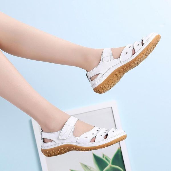 2021women flats soft plus size sandals mother shoes women's summer fashion genuine leather wedges comfort ladies, Black
2021women flats soft plus size sandals mother shoes women's summer fashion genuine leather wedges comfort ladies, Black