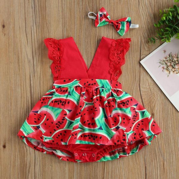 jumpsuits baby watermelon print clothes set, girls sleeveless deep v-neck short jumpsuit + bow-knot headband summer set, Blue
jumpsuits baby watermelon print clothes set, girls sleeveless deep v-neck short jumpsuit + bow-knot headband summer set, Blue