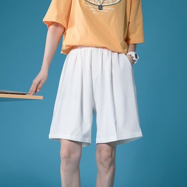 men's shorts summer thin fashion apricot black white casual men streetwear loose straight ice silk mens s-2xl qntk, White;black
men's shorts summer thin fashion apricot black white casual men streetwear loose straight ice silk mens s-2xl qntk, White;black