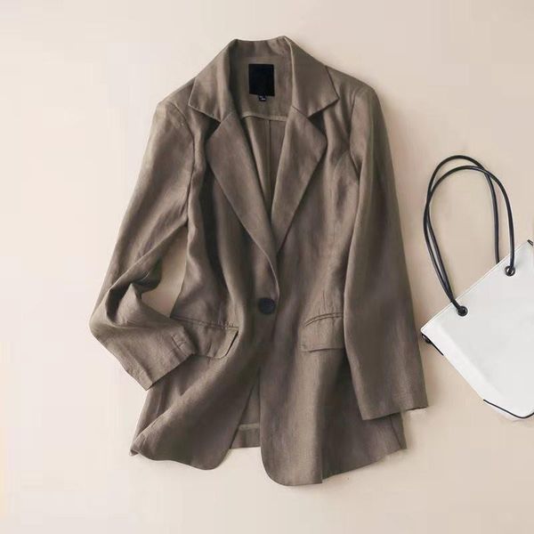 women's suits & blazers arrival spring/autumn women casual long sleeve notched collar all-matched cotton linen single button w321, White;black
women's suits & blazers arrival spring/autumn women casual long sleeve notched collar all-matched cotton linen single button w321, White;black