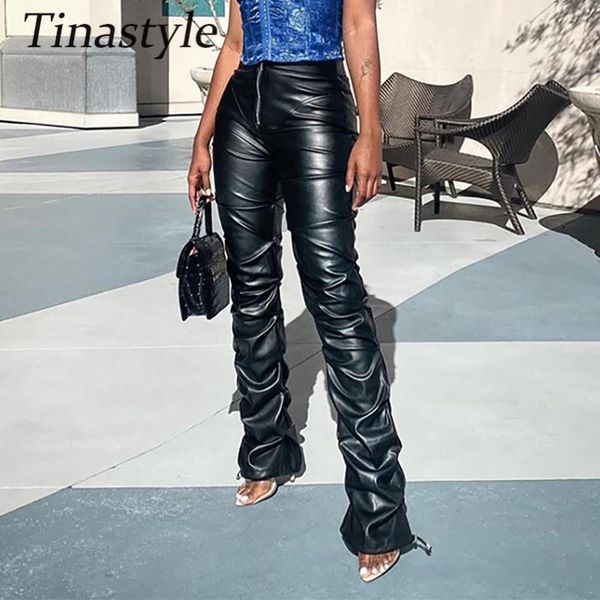 women's pants & capris faux pu leather high waist stacked women clothing black zipper bodycon pencil trousers fashion 2021 skinny leisu, Black;white
women's pants & capris faux pu leather high waist stacked women clothing black zipper bodycon pencil trousers fashion 2021 skinny leisu, Black;white
