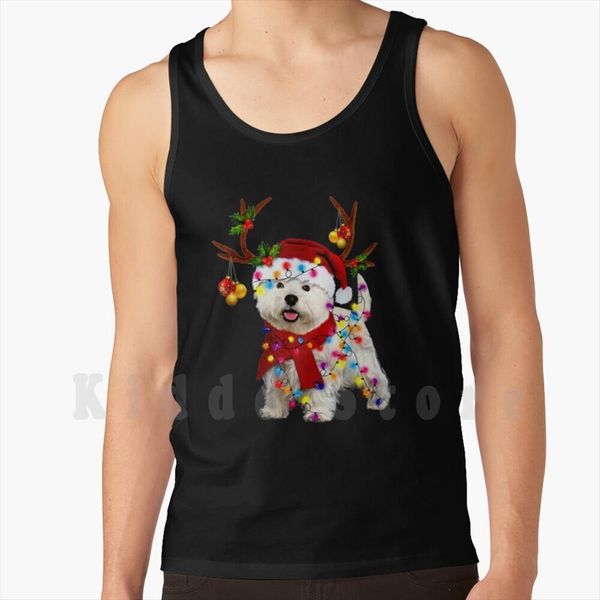 santa westie dog gorgeous reindeer light christmas tank vest 100% cotton the a men highland lover or niece teens, White;black
santa westie dog gorgeous reindeer light christmas tank vest 100% cotton the a men highland lover or niece teens, White;black