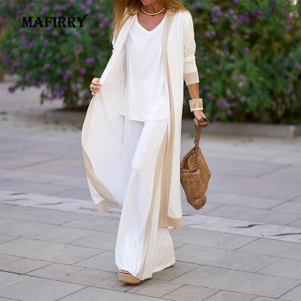 women's two piece pants women solid casual loose three set long sleeve cardigan++wide leg suit femme v neck home 3 clothe, White
women's two piece pants women solid casual loose three set long sleeve cardigan++wide leg suit femme v neck home 3 clothe, White