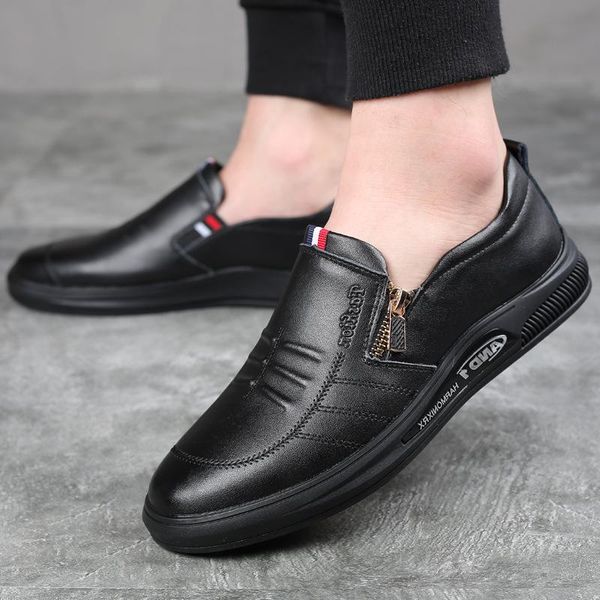 dress shoes men fashion oxford business pu leather soft casual breathable men's slip-on, Black
dress shoes men fashion oxford business pu leather soft casual breathable men's slip-on, Black