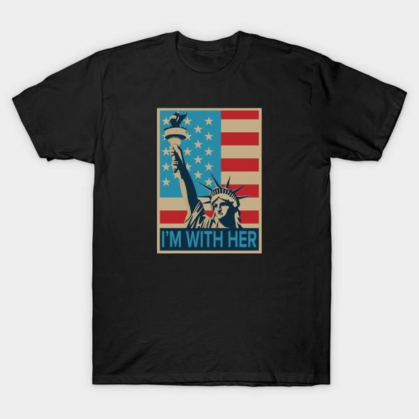 men's t-shirts i'm with her. unique politics patriotic t-shirt. summer cotton o-neck short sleeve mens t shirt s-3xl, White;black
men's t-shirts i'm with her. unique politics patriotic t-shirt. summer cotton o-neck short sleeve mens t shirt s-3xl, White;black