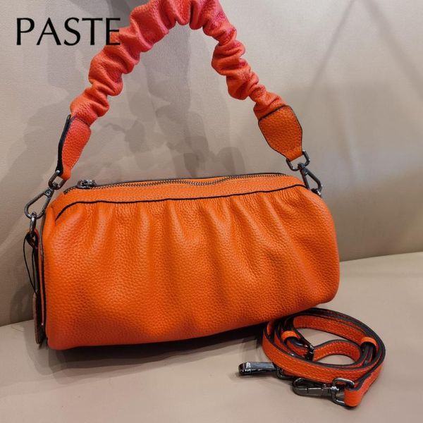 evening bags 2021 luxury ruched handle women handbag 100% full grain cow leather female shoulder bag white daily purse drop
evening bags 2021 luxury ruched handle women handbag 100% full grain cow leather female shoulder bag white daily purse drop