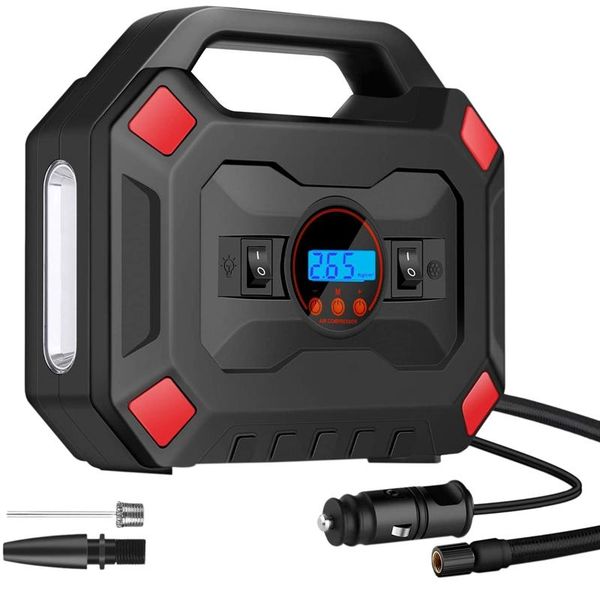 portable air compressor tire inflator 12v smart digital pump with led light for car,motorcycle,outdoor paddle board inflatable
portable air compressor tire inflator 12v smart digital pump with led light for car,motorcycle,outdoor paddle board inflatable