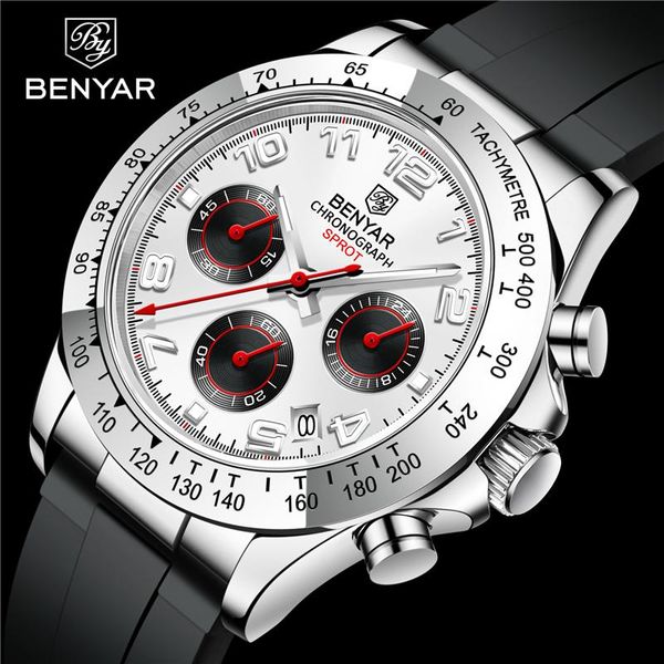 wristwatches benyar brand fashion watch luxury military quartz wristwatch for men waterproof chronograph sport rubber clock relogio masculin, Slivery;brown
wristwatches benyar brand fashion watch luxury military quartz wristwatch for men waterproof chronograph sport rubber clock relogio masculin, Slivery;brown