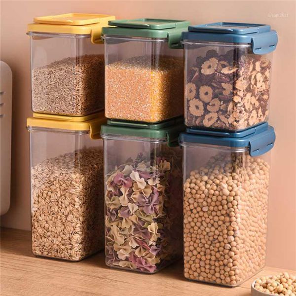 storage bottles & jars 250/500/850/1380ml kitchen container plastic refrigerator grains transparent sealed tank organizer
storage bottles & jars 250/500/850/1380ml kitchen container plastic refrigerator grains transparent sealed tank organizer