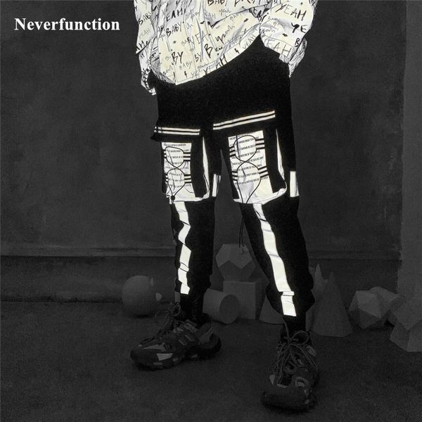 pant men night patchwork streetwear multi-pocket casual hip hop man elastic waist joggers sweatpants trousers, Black
pant men night patchwork streetwear multi-pocket casual hip hop man elastic waist joggers sweatpants trousers, Black