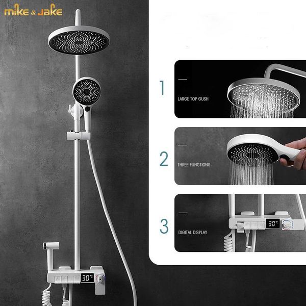 bathroom shower sets white thermostatic set water saving constant mixer bath four function bidet
bathroom shower sets white thermostatic set water saving constant mixer bath four function bidet