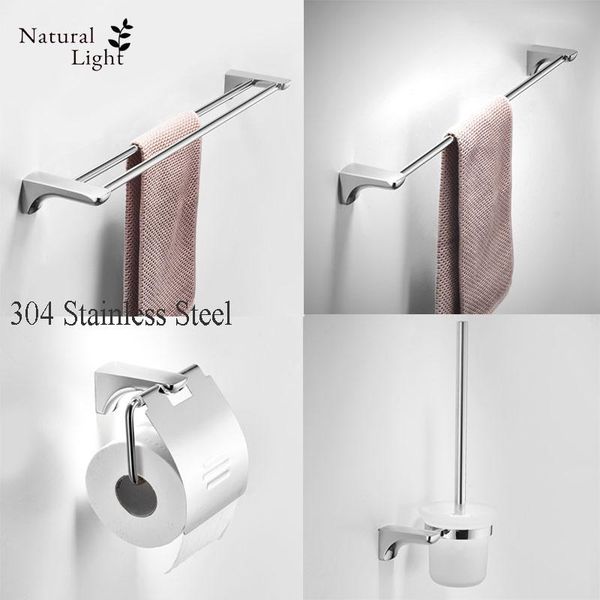 bath accessory set 304 stainless steel single/double towel rack, toilet paper holder, brush, mirror polished, bathroom hardware accessories
bath accessory set 304 stainless steel single/double towel rack, toilet paper holder, brush, mirror polished, bathroom hardware accessories