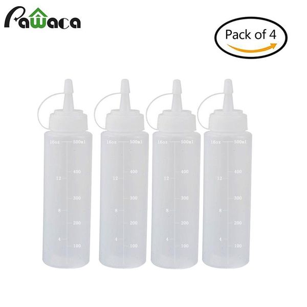 storage bottles & jars 4pcs/set 16oz plastic squeeze bottle condiment dispenser for sauce vinegar oil ketchup cruet kitchen with leak-proof
storage bottles & jars 4pcs/set 16oz plastic squeeze bottle condiment dispenser for sauce vinegar oil ketchup cruet kitchen with leak-proof