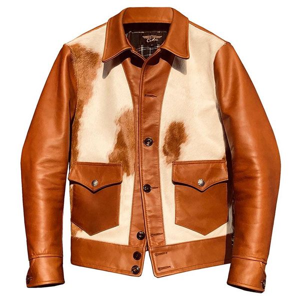 men's leather & faux yr2021 arrival.luxury brown natural us jacket,quality men slim biker coat.classic stitching fur clothes., Black
men's leather & faux yr2021 arrival.luxury brown natural us jacket,quality men slim biker coat.classic stitching fur clothes., Black