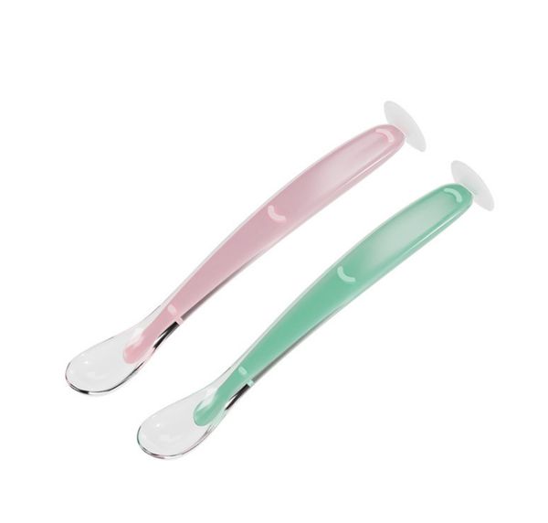2021 old cobbler newborn baby products silicone feeding spoon soft head with suction cup set box custom wholesale
2021 old cobbler newborn baby products silicone feeding spoon soft head with suction cup set box custom wholesale