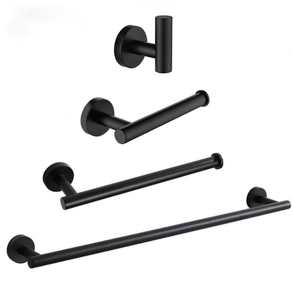 towel racks organizer bathroom holder polished 4-piece set 304 stainless steel black rack toilet paper bar
towel racks organizer bathroom holder polished 4-piece set 304 stainless steel black rack toilet paper bar