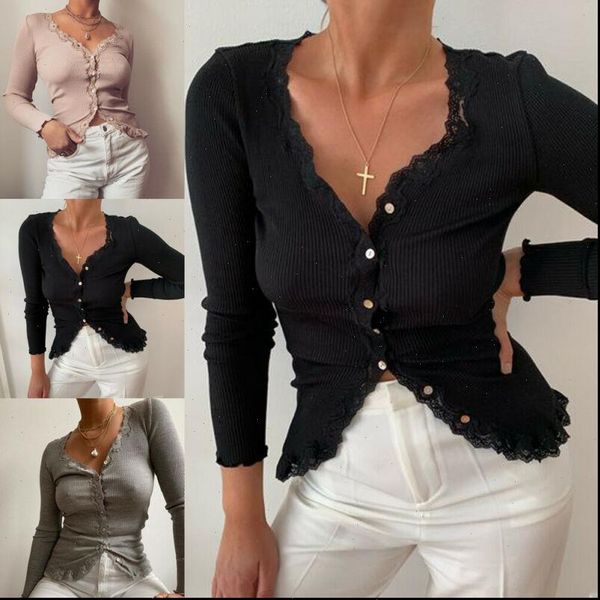 women shirts blouse elegant long sleeve shirt ladies button blouses solid color lace blusas, White
women shirts blouse elegant long sleeve shirt ladies button blouses solid color lace blusas, White