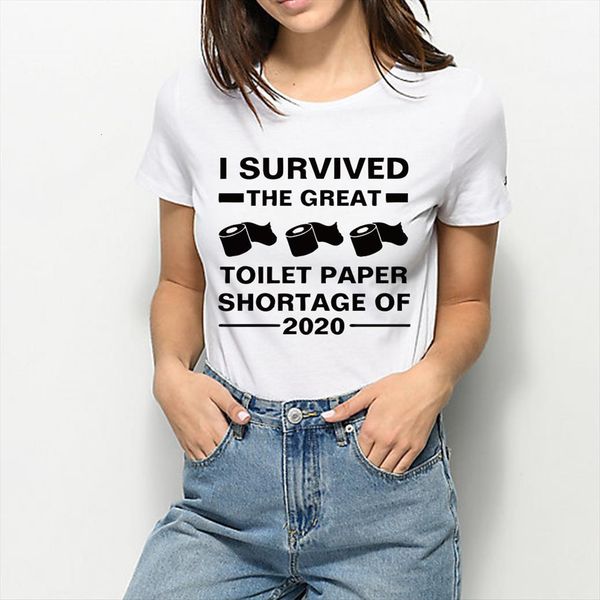 harajuku toilet paper daily cool womens t shirt pop i survived the shortage of, White
harajuku toilet paper daily cool womens t shirt pop i survived the shortage of, White