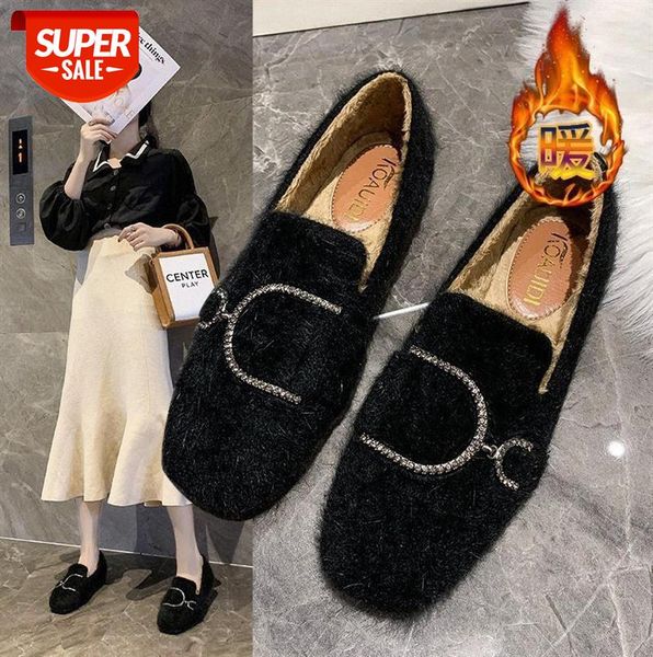 women's plush shoes, outer wear, cotton scoop mink hair thick heel flat-heeled beanie women plus velvet #q91e
women's plush shoes, outer wear, cotton scoop mink hair thick heel flat-heeled beanie women plus velvet #q91e