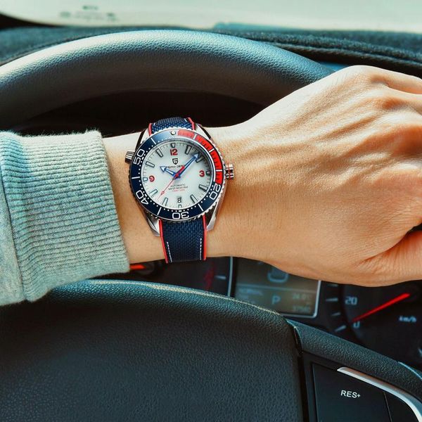 wristwatches sports men mechanical wristwatch ceramic bezel waterproof automatic watch sapphire glass watches, Slivery;brown
wristwatches sports men mechanical wristwatch ceramic bezel waterproof automatic watch sapphire glass watches, Slivery;brown