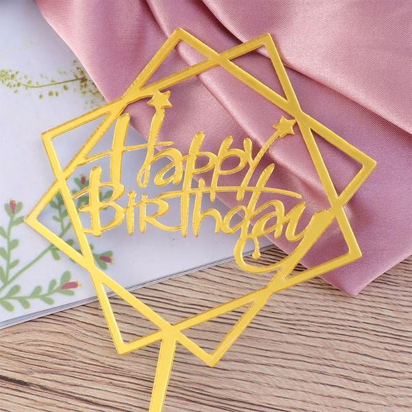 other festive & party supplies 12pcs fashion acrylic double-sided mirror birthday cake insert baking decoration (golden)
other festive & party supplies 12pcs fashion acrylic double-sided mirror birthday cake insert baking decoration (golden)