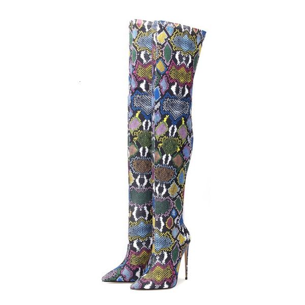 boots olomm female standard snake winter on knee high-heeled boots pointed to multi-girl party shoes and 4-13 size p3o2, Black
boots olomm female standard snake winter on knee high-heeled boots pointed to multi-girl party shoes and 4-13 size p3o2, Black