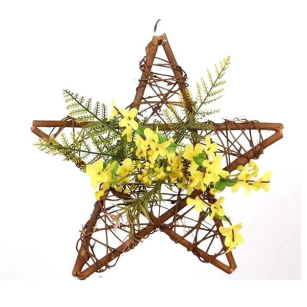 door decor wreath wall decoration wooden pentagram flower artificial fake garland silk cloth wedding eucalyptus leaf pendant
door decor wreath wall decoration wooden pentagram flower artificial fake garland silk cloth wedding eucalyptus leaf pendant