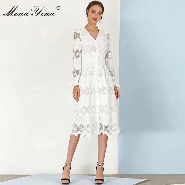 fashion designer dress summer women's dress v-neck long sleeve hollow out embroidery slim elegant vacation dresses 210524, Black;gray
fashion designer dress summer women's dress v-neck long sleeve hollow out embroidery slim elegant vacation dresses 210524, Black;gray