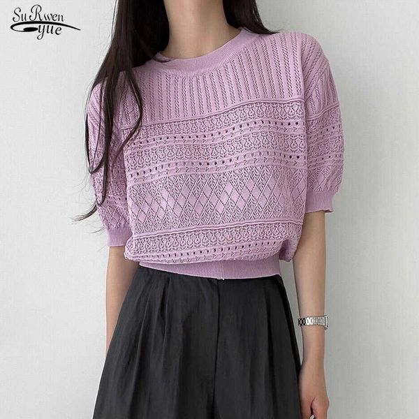 women's blouses & shirts summer autumn 2021 korean chic womens loose short sleeve crochet hollow o-neck knitted blouse white blusas 15
women's blouses & shirts summer autumn 2021 korean chic womens loose short sleeve crochet hollow o-neck knitted blouse white blusas 15
