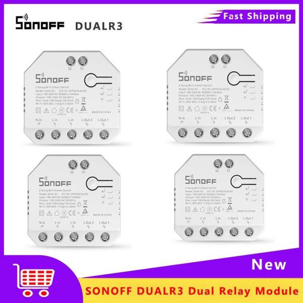 smart home control sonoff dualr3 dual relay 2 gang/way light switch power metering via ewelink alexa google
smart home control sonoff dualr3 dual relay 2 gang/way light switch power metering via ewelink alexa google