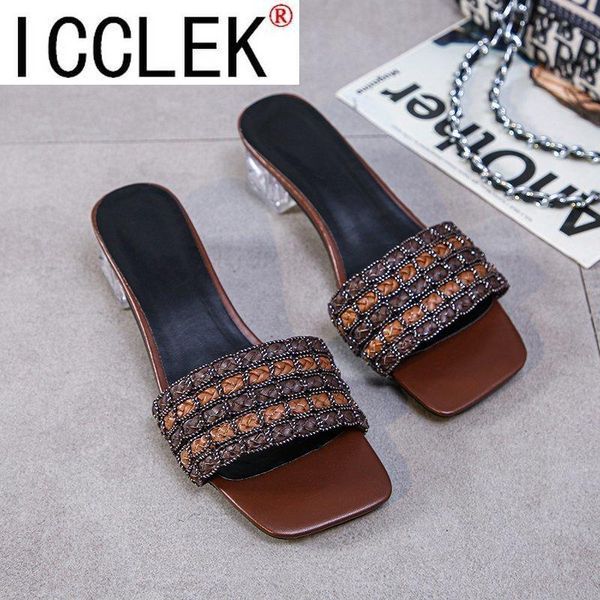 women's slipper square heel 2021 summer beach shoe slide sewing fashion casual outdoor slippers, Black
women's slipper square heel 2021 summer beach shoe slide sewing fashion casual outdoor slippers, Black