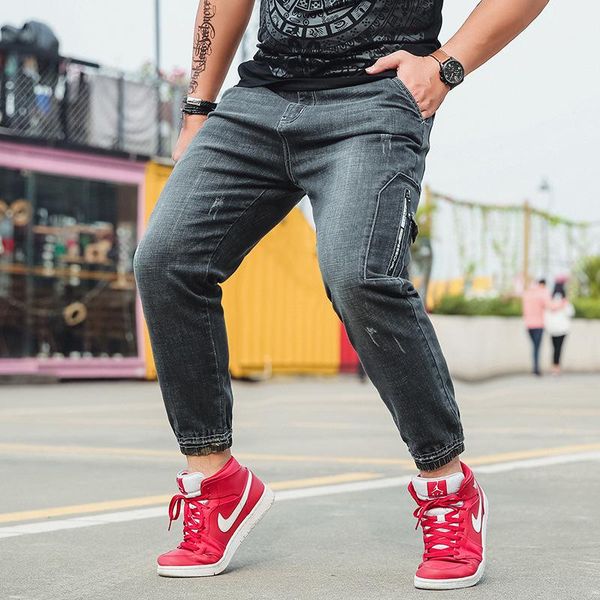 men's casual spring autumn denim cotton vintage wash hip hop work trousers jeans pants streetwear mens, Black
men's casual spring autumn denim cotton vintage wash hip hop work trousers jeans pants streetwear mens, Black