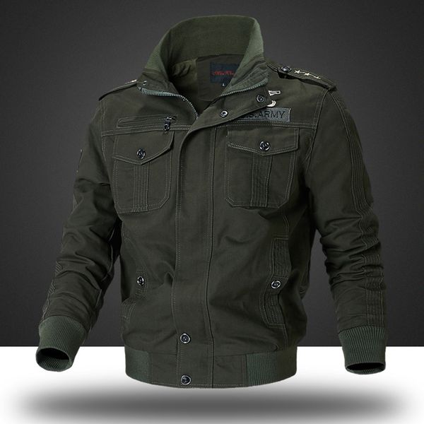 Fashion Jacket Autumn Men's Coat Large Cotton Wash Clothes, Khaki 
Fashion Jacket Autumn Men's Coat Large Cotton Wash Clothes, Khaki