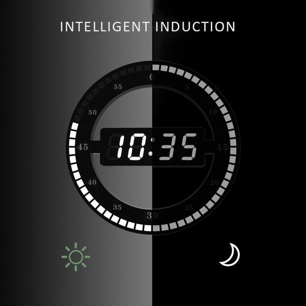 ED Digita Wa Cock 3d uminous Mute Eectronic Wa Cock Temperature Date Muti-function Jump Second Cock
ED Digita Wa Cock 3d uminous Mute Eectronic Wa Cock Temperature Date Muti-function Jump Second Cock