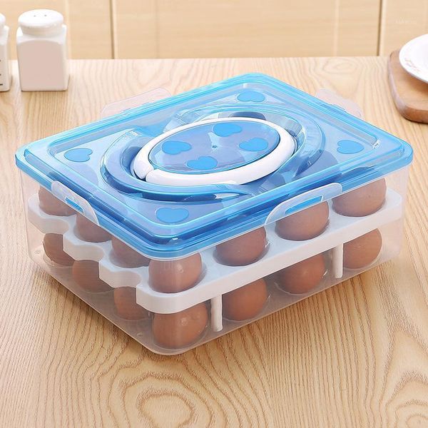 storage bottles & jars visible egg tray case with 2 layers 32 cells eggs box lid handle kitchen organizer for refrigerator l9
storage bottles & jars visible egg tray case with 2 layers 32 cells eggs box lid handle kitchen organizer for refrigerator l9