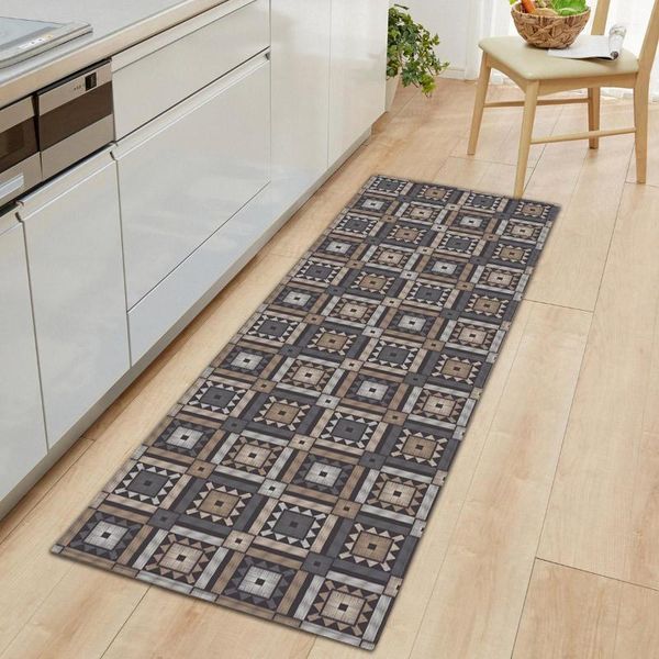 carpets geometric door mat floor boho brown wooden stripe plaid doormat kitchen carpet for living room anti-slip rug
carpets geometric door mat floor boho brown wooden stripe plaid doormat kitchen carpet for living room anti-slip rug
